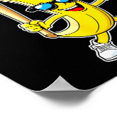 Lustige Banane Poster (Ecke)