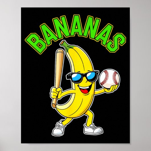 Lustige Banane Poster (Vorne)