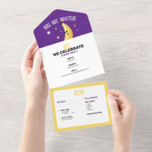 Lustige Banane Wortspiel Party Muster farbenfroh -