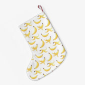 Lustige Banane Wortspiel Party Muster farbenfroh - Kleiner Weihnachtsstrumpf (Rückseite (Hängend))