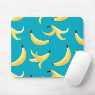 Lustige Banane Wortspiel Party Muster farbenfroh - Mousepad