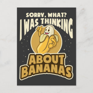 Lustige Banane Zitat Obst Vegan Vegetarisch Humor Postkarte