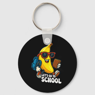 Lustige Bananen Zurück zur Schule Fo Schlüsselanhänger