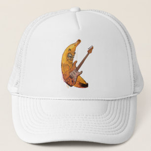 Lustige Bananengitarre Kappe   Cartoon Musik Hut