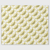 Lustige Bananenillustration bin ich Bananen für Geschenkpapier (Flach)