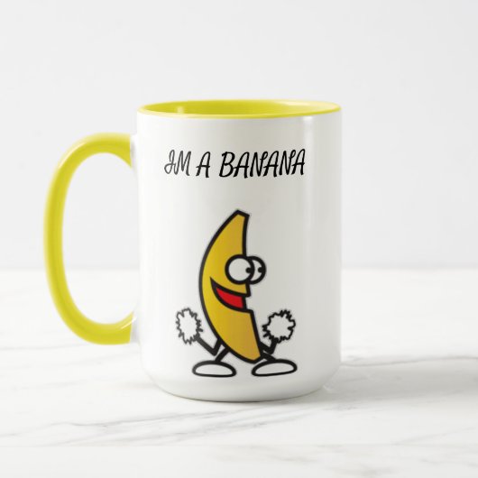 lustige Bananenmeme-Tasse Tasse (Links)