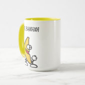 lustige Bananenmeme-Tasse Tasse (Vorderseite Links)
