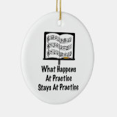 Lustige Band-Orchester-Verzierung Keramikornament (Rechts)