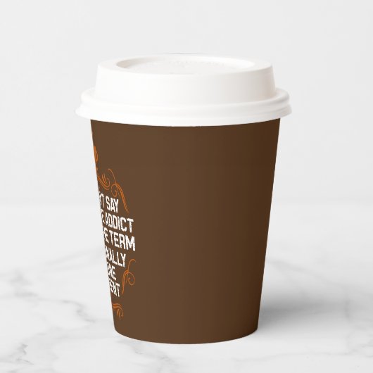 lustige Bar-Kunst Pappbecher (Links)