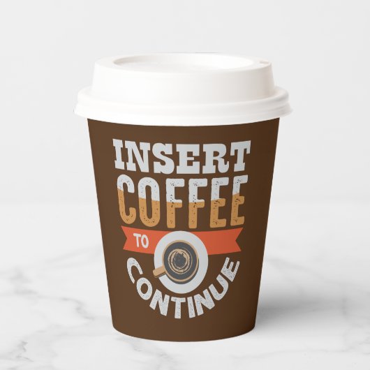 lustige Bar Pappbecher (Vorderseite)