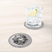 Lustige Bar Runder Pappuntersetzer (Vor Ort)