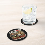 Lustige Bar Runder Pappuntersetzer (Vor Ort)