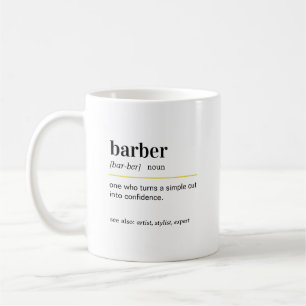 Lustige Barbier-Definitionsgeschenk Kaffeetasse