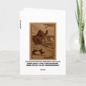 Lustige Bären Karte (Rückseite)