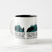 Lustige Bären Zweifarbige Tasse (Vorderseite Links)