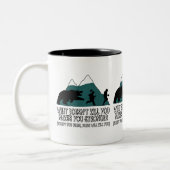 Lustige Bären Zweifarbige Tasse (Links)