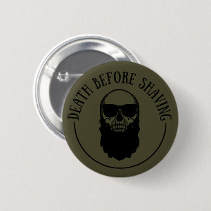 Lustige Bart-Sprüche Geschenke für Bärtige Button