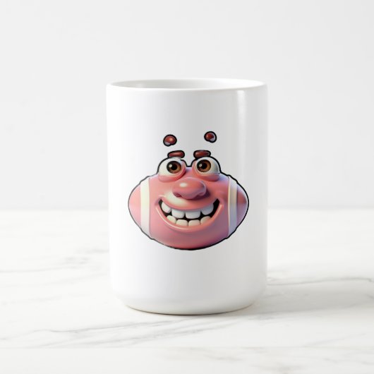 Lustige Baseball-Cartoonfigur Kaffeetasse (Mittel)