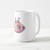 Lustige Baseball-Cartoonfigur Kaffeetasse (VorderseiteRechts)