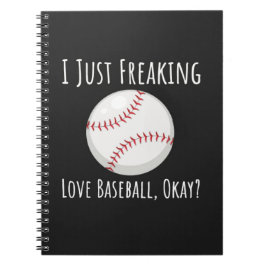 Lustige Baseball-Enthusiasten-Geschenke Liebhaber Notizblock