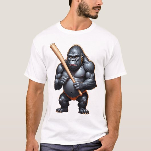 lustige Baseball-Grafik zu Shirts (Vorderseite)