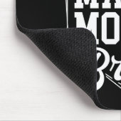 Lustige Baseball-Mutter Bruh mit Teamname und Numm Mousepad (Ecke)
