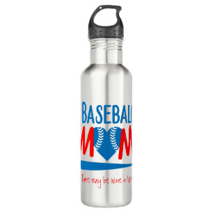 Lustige Baseball-Mutter   Edelstahlflasche