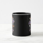 Lustige Baseball Oma Opa Enkel Pitching Tasse (Zentrum)