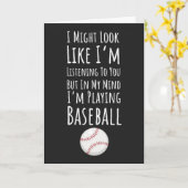 Lustige Baseballkarten Sportler Mannschaft Fänger Karte (Gelbe Blume)