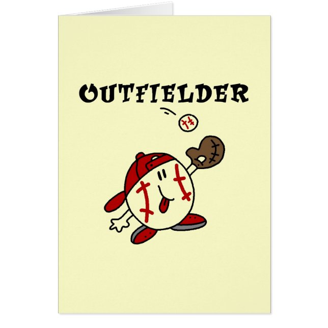 Lustige Baseballoutfielder-T - Shirts und (Vorne)