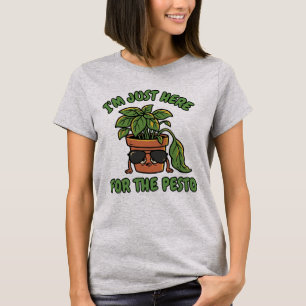 Lustige Basilikumpflanze Pesto Liebhaber - Hier fü T-Shirt