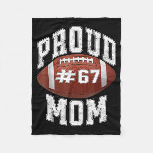 Lustige Basketball-Mama 67 Meme Stolz Mama Design Fleecedecke