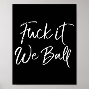 Lustige Basketball-Zitate Srts Sagt Witz dafür Wir Poster