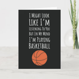 Lustige Basketballkarten Für Spieler Teamsportarte Karte