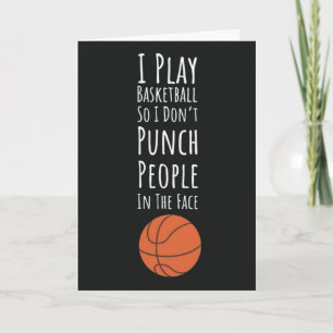 Lustige Basketballkarten Team Humor Sport Karte