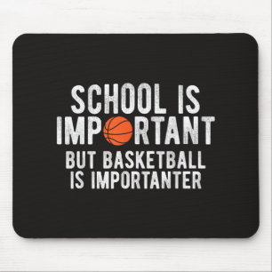 Lustige Basketballschule ist wichtiger Bball Mousepad