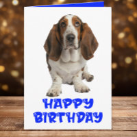 Lustige Basset Hound Geburtstags Hunde Liebhaber