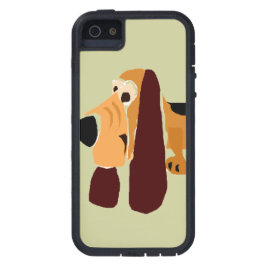 Lustige Basset Hound-Primitiv-Kunst Case-Mate iPhone Hülle