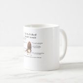 lustige Basset-Tasse Kaffeetasse (VorderseiteRechts)