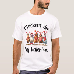 Lustige Bauern - Männer Frauen Huhn sind mein Vale T-Shirt