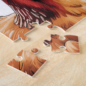 Lustige Bauernhoftiere Puzzle (Seite)
