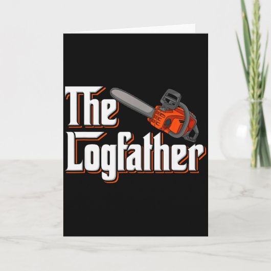 Lustige Baum Pflege I Arborist Wald Kettensäge Karte (Vorderseite)