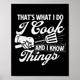 Lustige Bbq-Shirts Das Ist Es, Was Ich Tue Ich Koc Poster