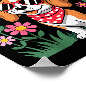 Lustige Beagle-Kunst für Frauen Mädchen Mutter Bea Poster (Ecke)