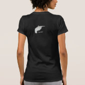 lustige beängstigende dämonische Zeigerhand T-Shirt (Rückseite)