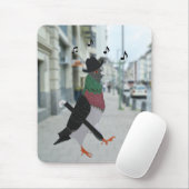 Lustige, bearbeitbare Taube in der Stadt Mousepad (Mit Mouse)