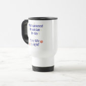 Lustige Beautician-Tasse Reisebecher (Vorderseite Links)