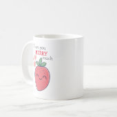 Lustige Beere ich liebe dich Kaffeetasse (Vorderseite Links)