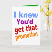 lustige Beförderung Karte (Gelbe Blume)