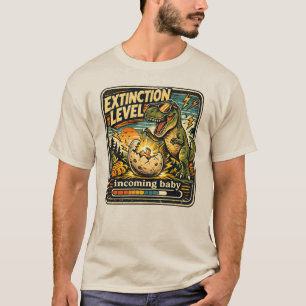 Lustige Bekanntgabe der Schwangerschaft durch den T-Shirt